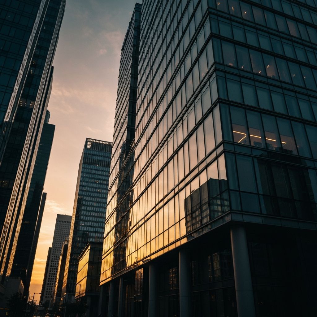 Modern corporate headquarters